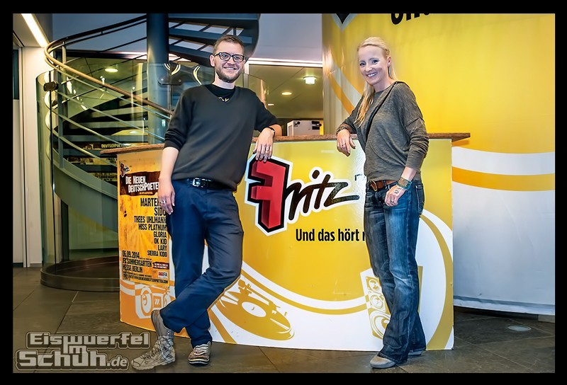 Eiswuerfel Im Schuh bei Radio Fritz im Interview