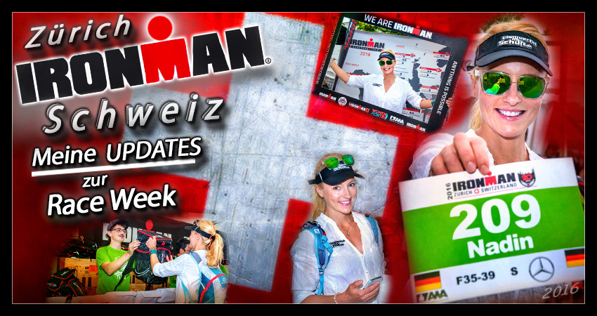 Ironman schweiz switzerland Fotocollage für Beitrag Rennbericht einer Triathletin Teilnehmerin Tage vor dem Wettkampf Eindrücke