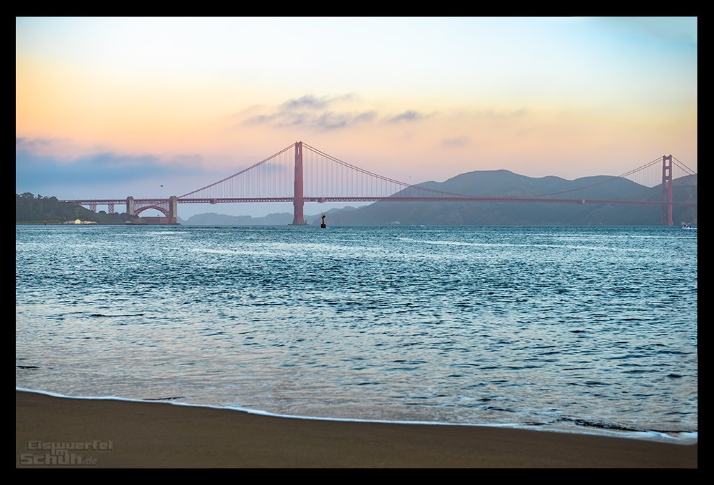 Golden Gate Bridge beim Escape from Alcatraz Triathlon