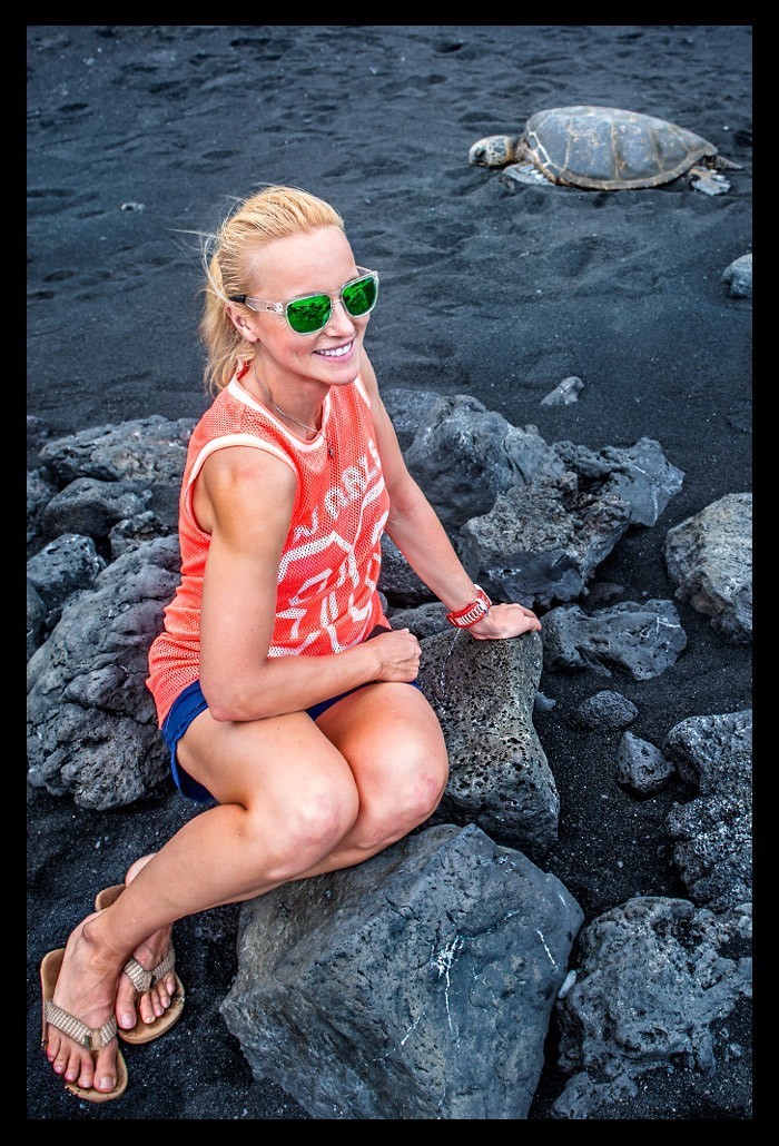 Hawaii - Big Island: Punaluu Black Sand Beach - von Vergänglichkeit, Schildkröten und Kokosnüssen