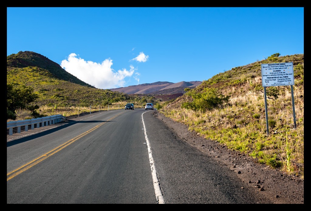 Mauna Kea Access Road Big Island Hawaii Landschaft