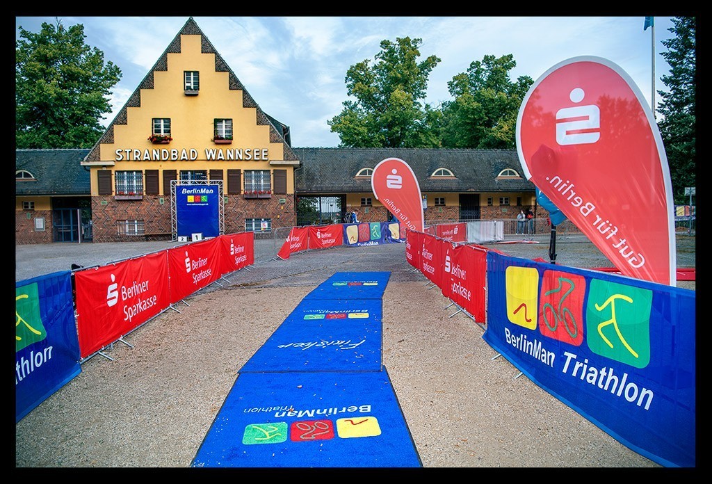 BerlinMan Triathlon 2021 - Wettkampfmorgen & Schwimmstrecke