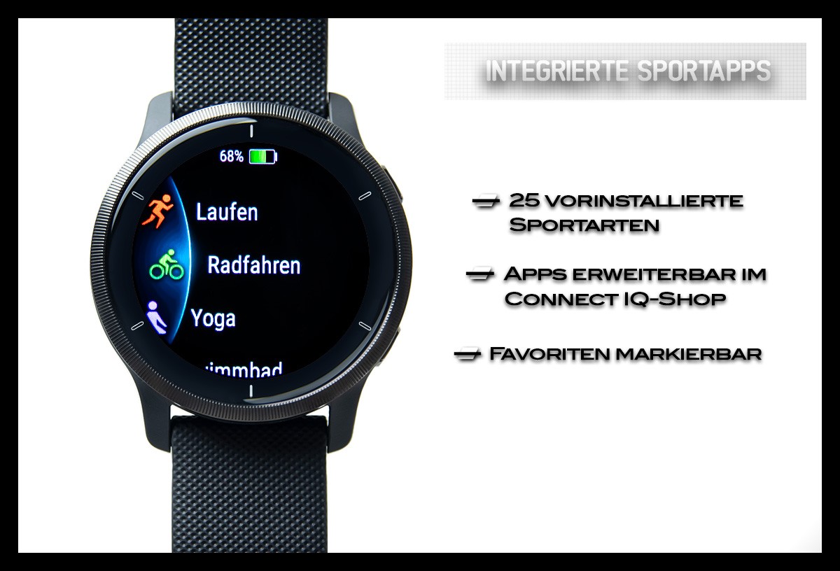 Garmin Vivoactive 4s im Test: Kleine Uhr mit großer Technik