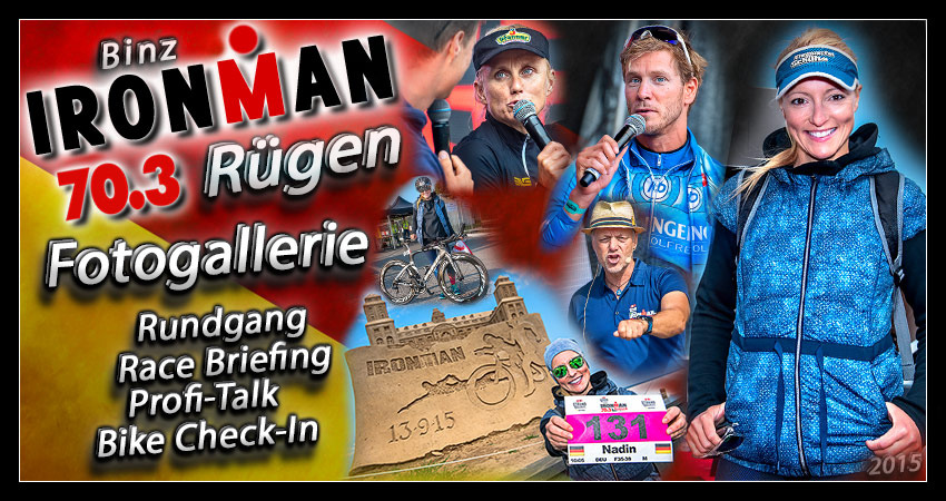 70.3 Ironman Rügen Triathlon Race Briefing Bike Check In