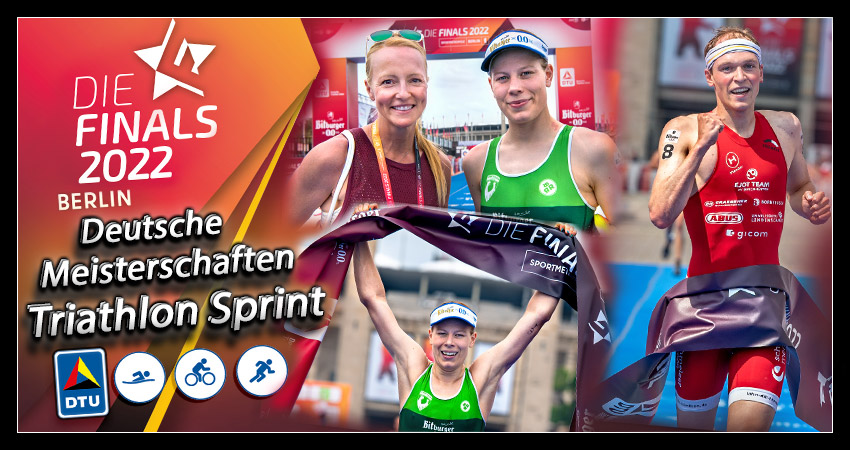 DTU Triathlon Deutsche Meisterschaft Banner Bericht mit Fotos vom event bundesliga athleten lindeman