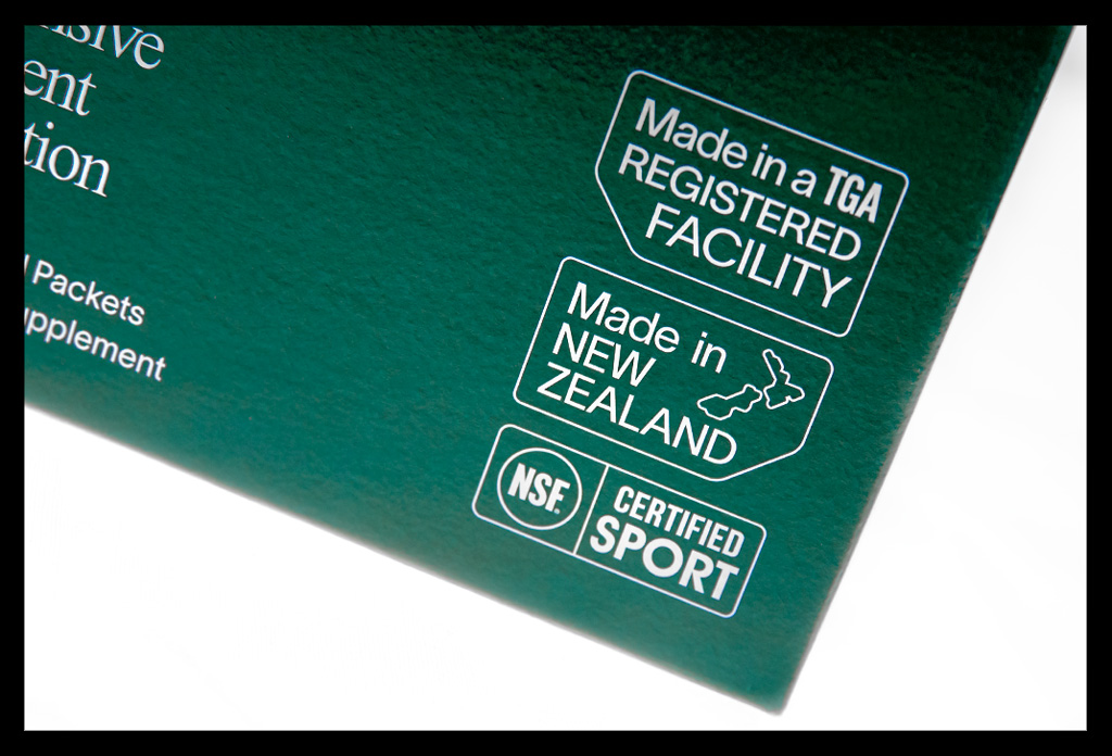 Athletic Greens AG1 Produkt verpackung nahaufnahme made in new zealand