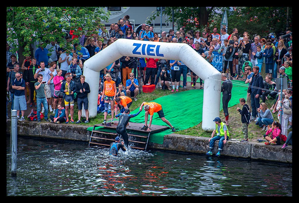 Berlin Triathlon: Olympische Distanz mit Wasserflugzeug, Windschattenfahren und Bestzeit – Teil I