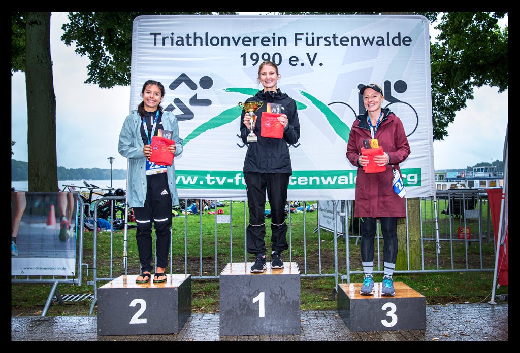 Scharmützelsee Triathlon 2023 Rennbericht Bad Saarow Siegerehrung