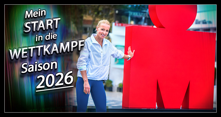Banner Collage zum Artikel über meine 11. Triathlon Langdistanz, 7. Mal BerlinWoMan: Meine Triathlon Saison 2026 zw. Korallenmeer & Grunewald. Training, Planung & alles dazwischen.